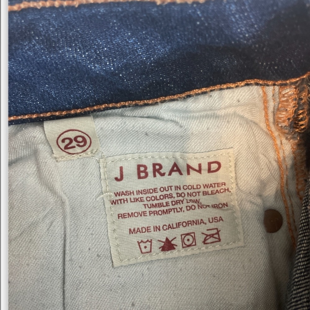 J Brand Straight Leg Denim Jeans - medium wash - Picture 4 of 4